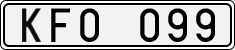 License plate of Sweden, Regular plates