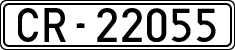 License plates of Spain, 1900 year series
