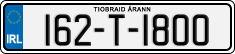 License plate of Ireland, Regular plates