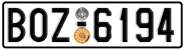 License plate of Greece, Cars