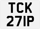 License plate of the United Kingdom, 1963 year system