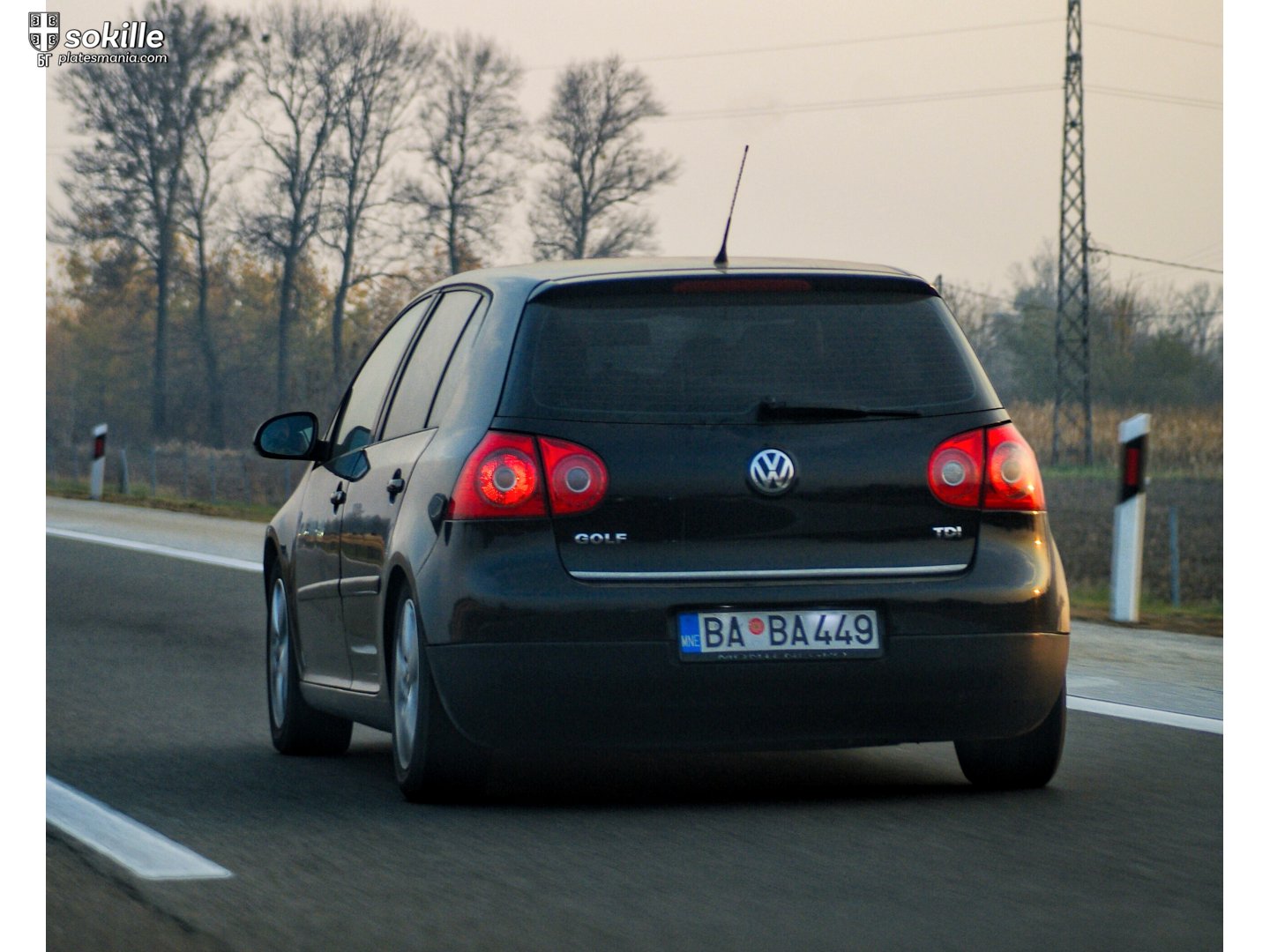 BA BA449, Volkswagen Golf 5th gen 5-door Hatch (1K1), 2003–2008