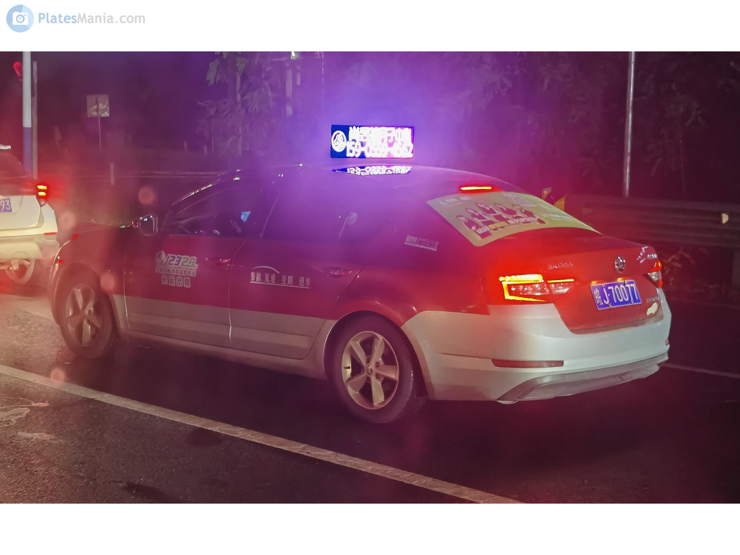 皖J·70077, Skoda Octavia 3rd gen Liftback (A7/5E3), facelift, 2017–2022 (–2023 for CN-market)