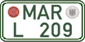 German license plate, Regular plates