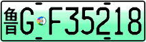 License plate of China, Electric vehicles