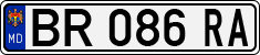 License plate of Moldova, Trailers (1992)