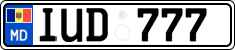 License plate of Moldova, Cars (2015)
