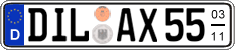 German license plate, Seasonal plates