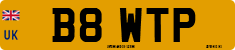 License plate of the United Kingdom, 1983 year system