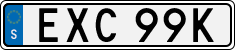 License plate of Sweden, Regular plates