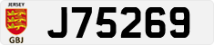 License plate of Jersey, Regular plates (J123456)