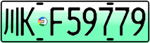 License plate of China, Electric vehicles