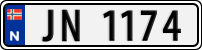 License plate of Norway, Trailers, motorcycles, special vehicles