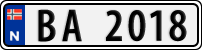 License plate of Norway, Trailers, motorcycles, special vehicles