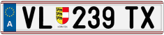 License plate of Austria, Regular plates