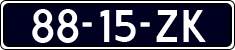 License plate of the Netherlands, Cars