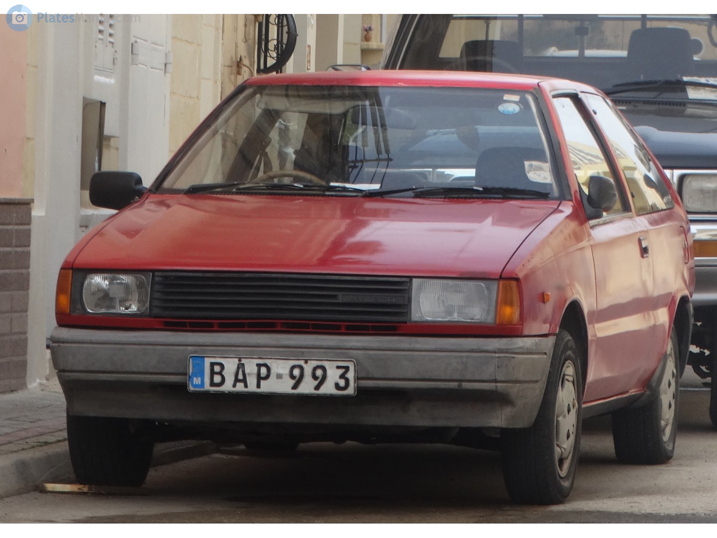 BAP 993, Hyundai Pony 3rd gen 3-door Hatch (X1; EU-market), 1985–1989
