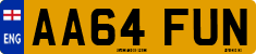 License plate of the United Kingdom, 2001 year system