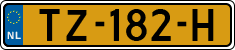 License plate of the Netherlands, Cars