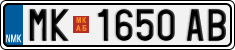 License plate of North Macedonia, Regular plates (2012)