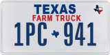 Texas, Farm Truck (1AB-234)