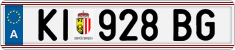 License plate of Austria, Regular plates
