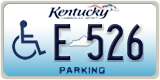 Kentucky, Vehicles for disabled persons (A 123)