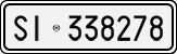 License plate of Italy, Cars (1927 year series)