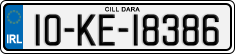 License plate of Ireland, Regular plates