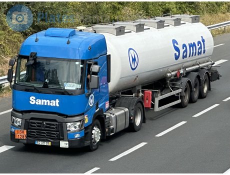 64-UO-38, Renault Trucks T , License plate of Portugal