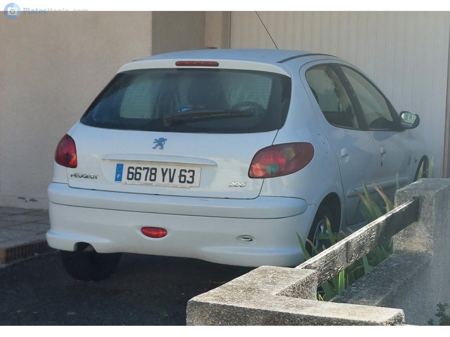 6678 YV 63, Peugeot 206 1st gen 5-door Hatch (T11), 1998–2009 (–2012 for IR-market)