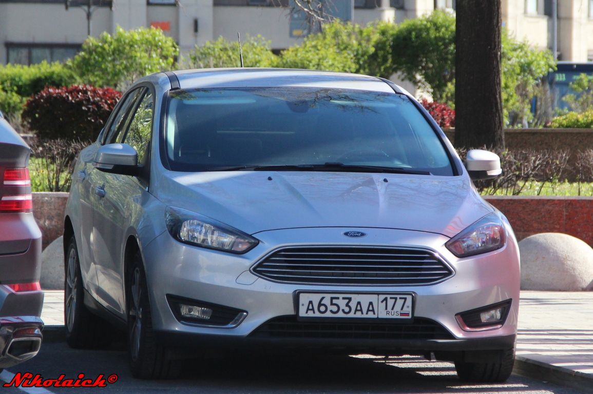 а 653 аа 177, Ford Focus 3rd gen Sedan (DYB; C346), facelift, 2014–2019