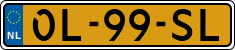 License plate of the Netherlands, Semi-trailers