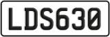 License plate of New Zealand, ABC1(23)