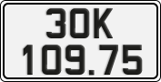 License plate of Vietnam, Cars