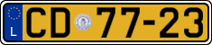 License plate of Luxembourg, Diplomatic