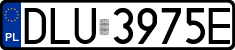 License plates of Poland, Regular car plates
