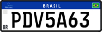 License plate of Brazil, Private owners (Mercosul)