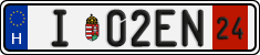 license plates of Hungary, Temporary (2022)