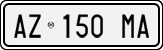 License plate of Italy, Cars (1994 year series)