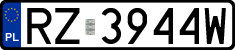 License plates of Poland, Regular car plates