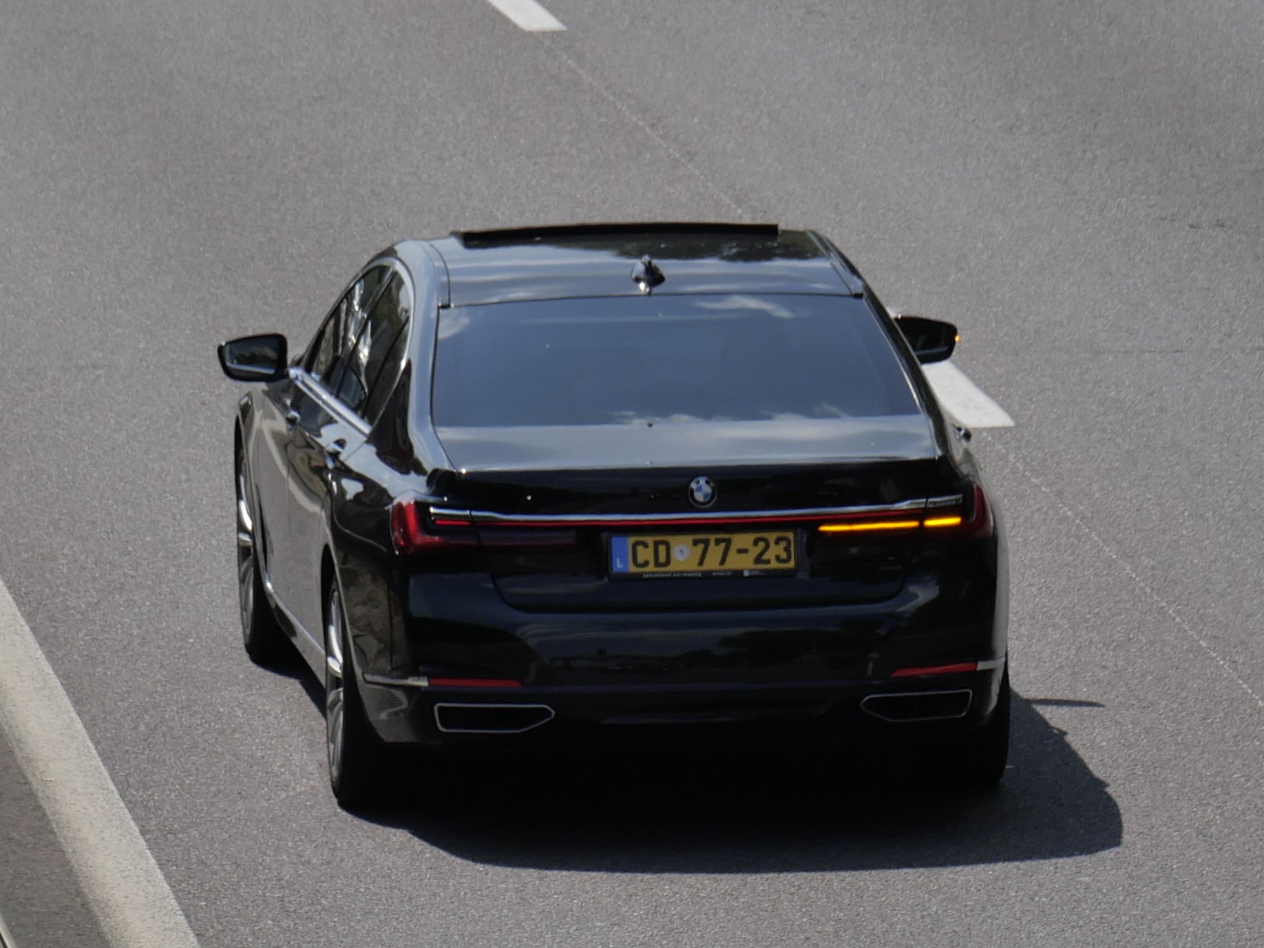 CD 77-23, BMW 7 Series 6th gen (G11/G12), facelift, 2019–2022