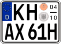 German license plate, Seasonal plates (Oldtimers)