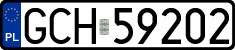 License plates of Poland, Regular car plates