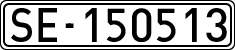 License plates of Spain, 1900 year series
