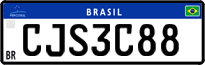 License plate of Brazil, Private owners (Mercosul)