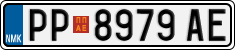 License plate of North Macedonia, Regular plates (2012)