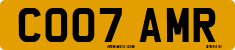 License plate of the United Kingdom, 2001 year system