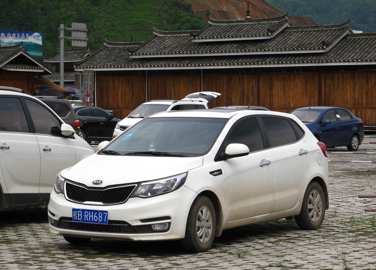 桂B·RH687, Kia K2 1st gen Hatch (QB; CN-market), facelift, 2015–2017