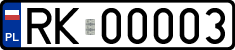 License plates of Poland, Regular car plates